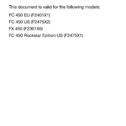 HUSQVARNA 2024 OWNERS MANUAL - FC FX 450 ROCKSTAR EDITION - REPRINTED