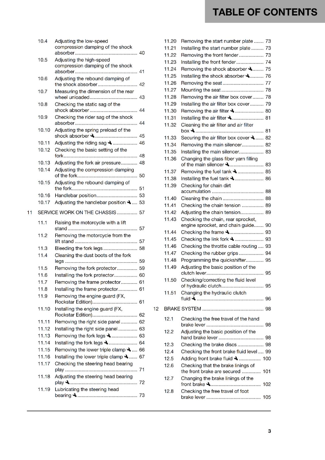 HUSQVARNA 2024 OWNERS MANUAL - FC FX 450 ROCKSTAR EDITION - REPRINTED