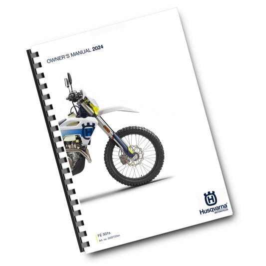 HUSQVARNA 2024 OWNERS MANUAL - FE 501s - REPRINTED