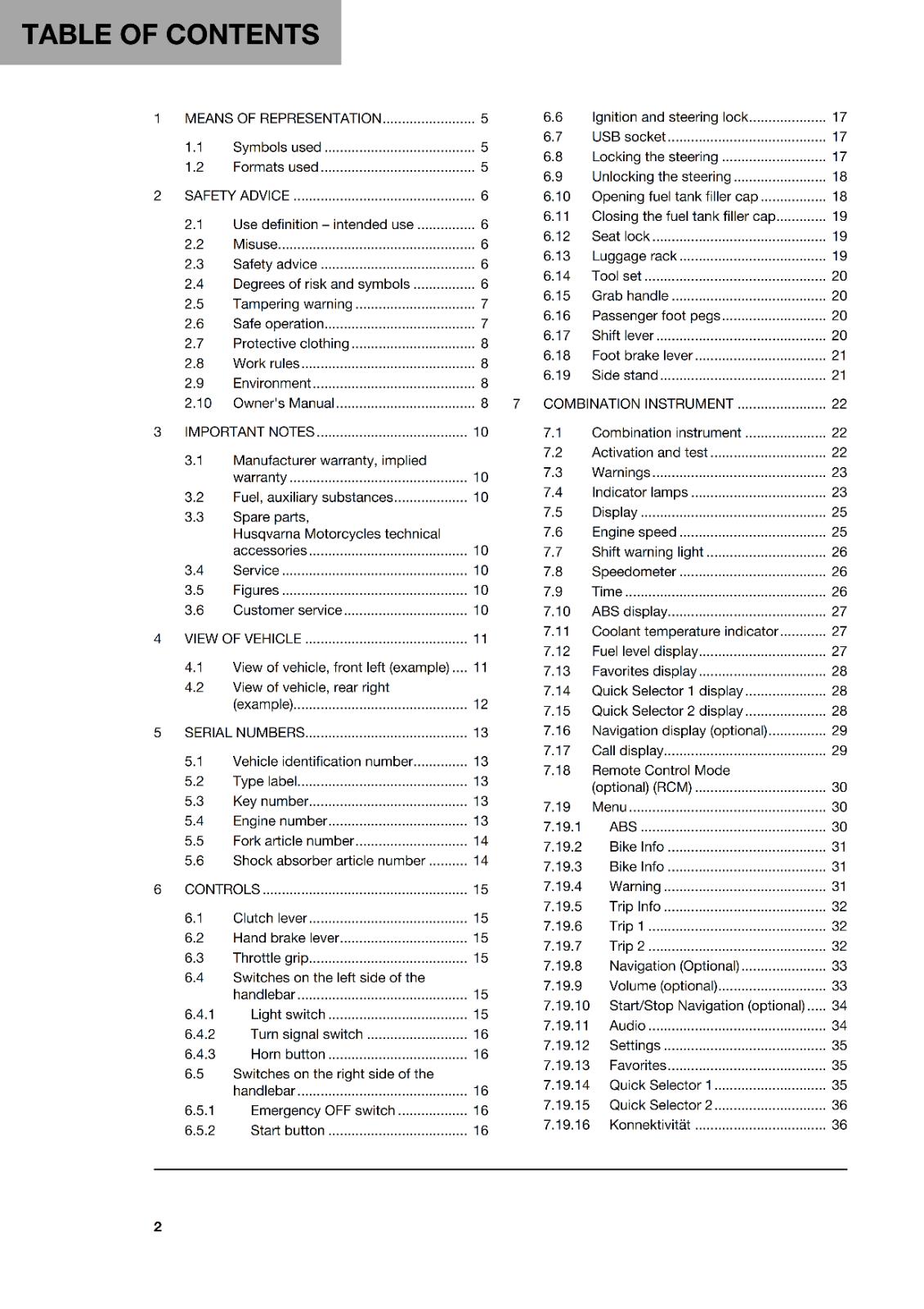 HUSQVARNA 2024 OWNERS MANUAL - SVARTPILEN 250 EU JP AR AEAN - REPRINTED