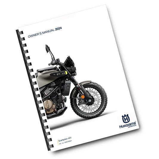 HUSQVARNA 2024 OWNERS MANUAL - SVARTPILEN 401 US - REPRINTED