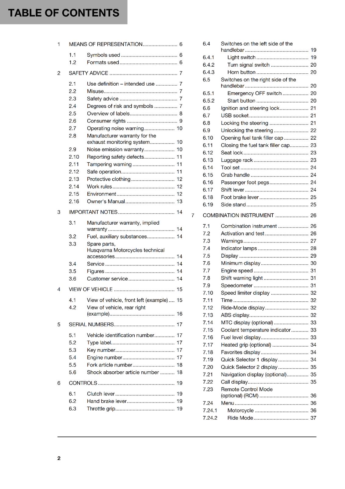 HUSQVARNA 2024 OWNERS MANUAL - SVARTPILEN 401 US - REPRINTED