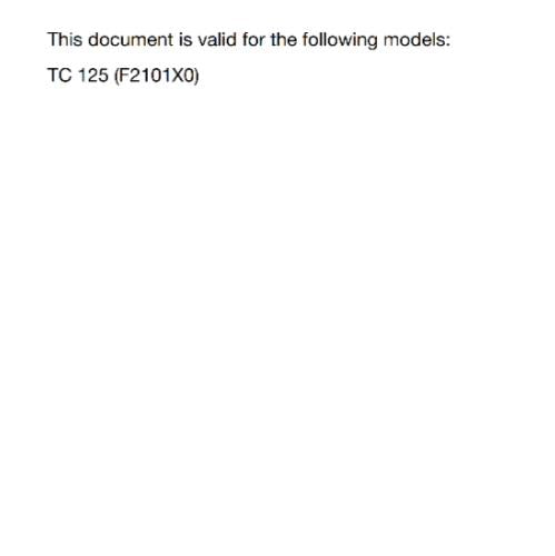 HUSQVARNA 2024 OWNERS MANUAL - TC 125 - REPRINTED