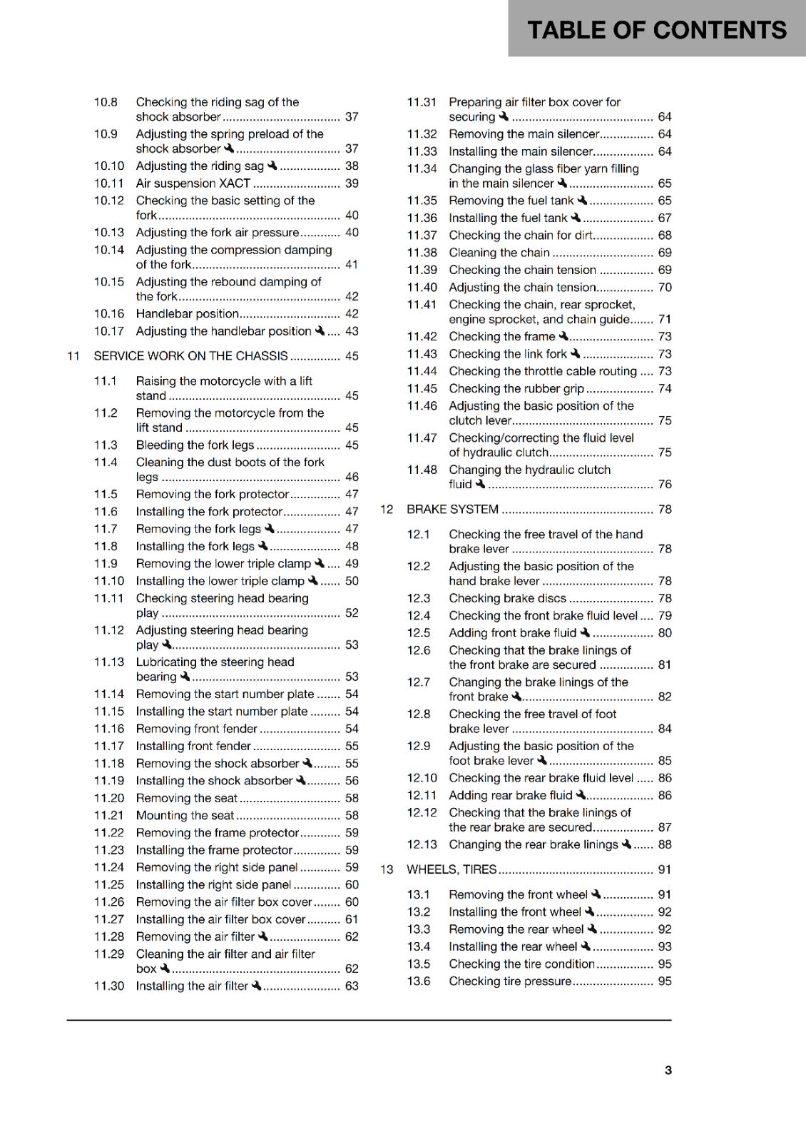 HUSQVARNA 2024 OWNERS MANUAL - TC 125 - REPRINTED