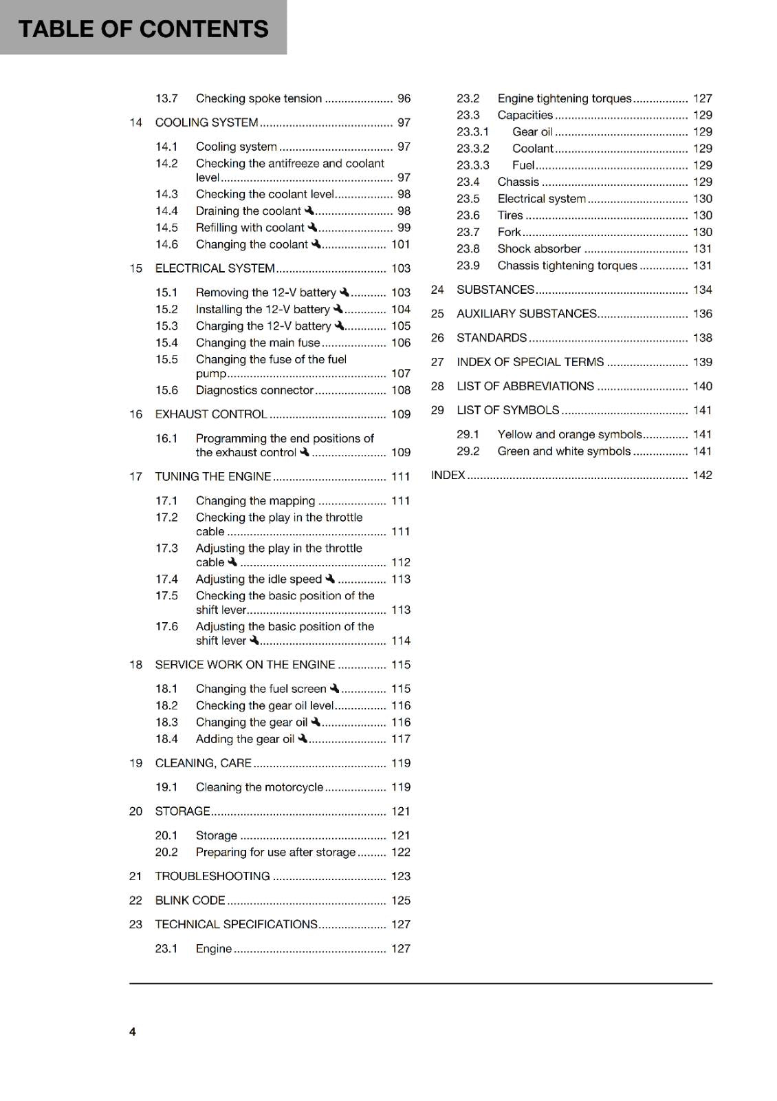 HUSQVARNA 2024 OWNERS MANUAL - TC 125 - REPRINTED