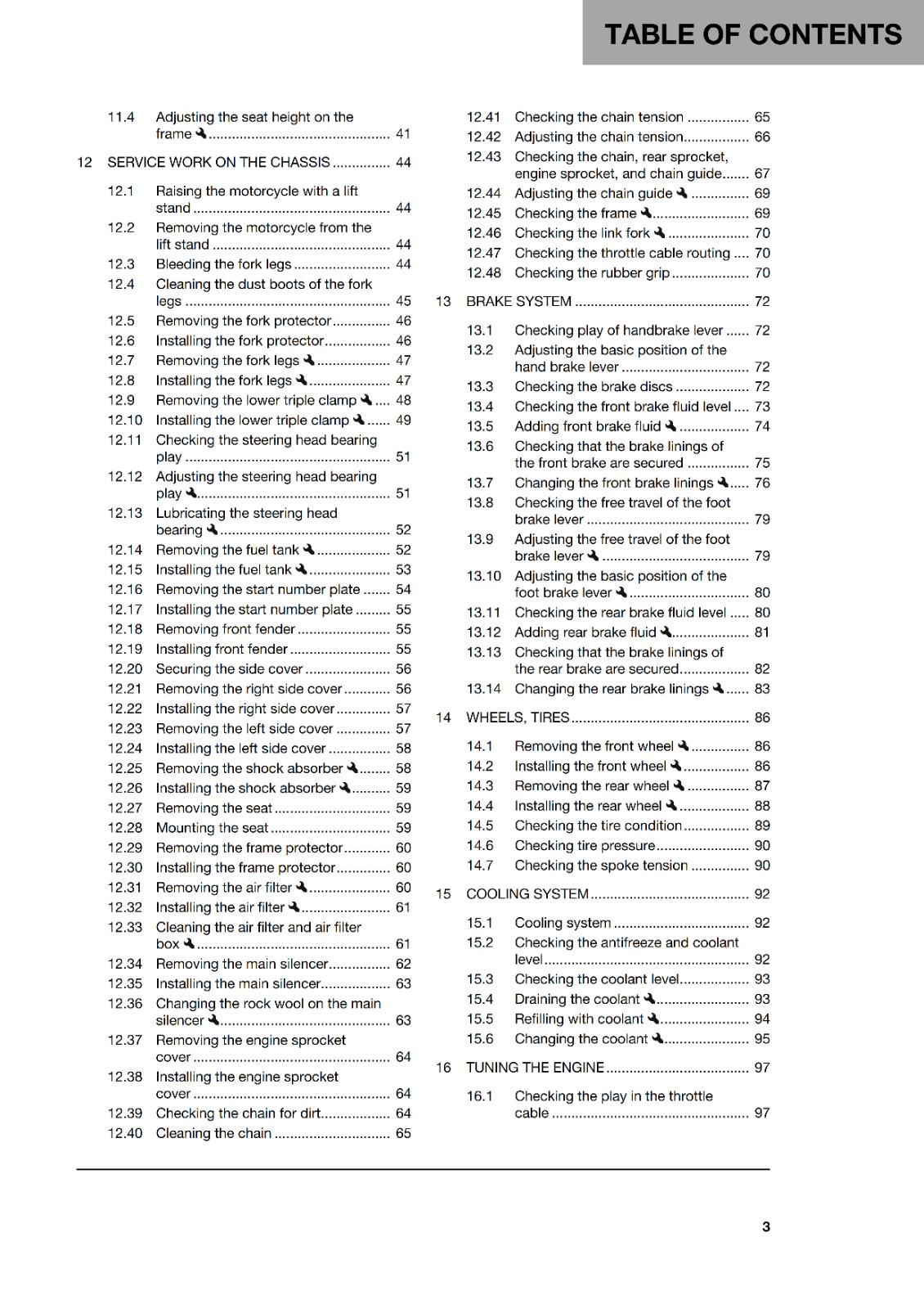 HUSQVARNA 2024 OWNERS MANUAL - TC 50 - REPRINTED
