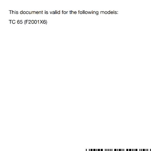 HUSQVARNA 2024 OWNERS MANUAL - TC 65 - REPRINTED