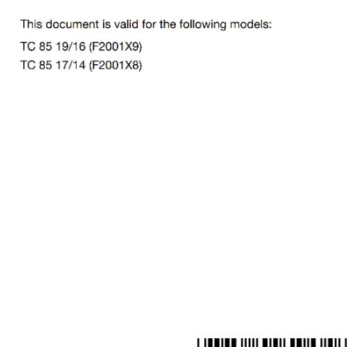 HUSQVARNA 2024 OWNERS MANUAL - TC 85 19/16 17/14 - REPRINTED