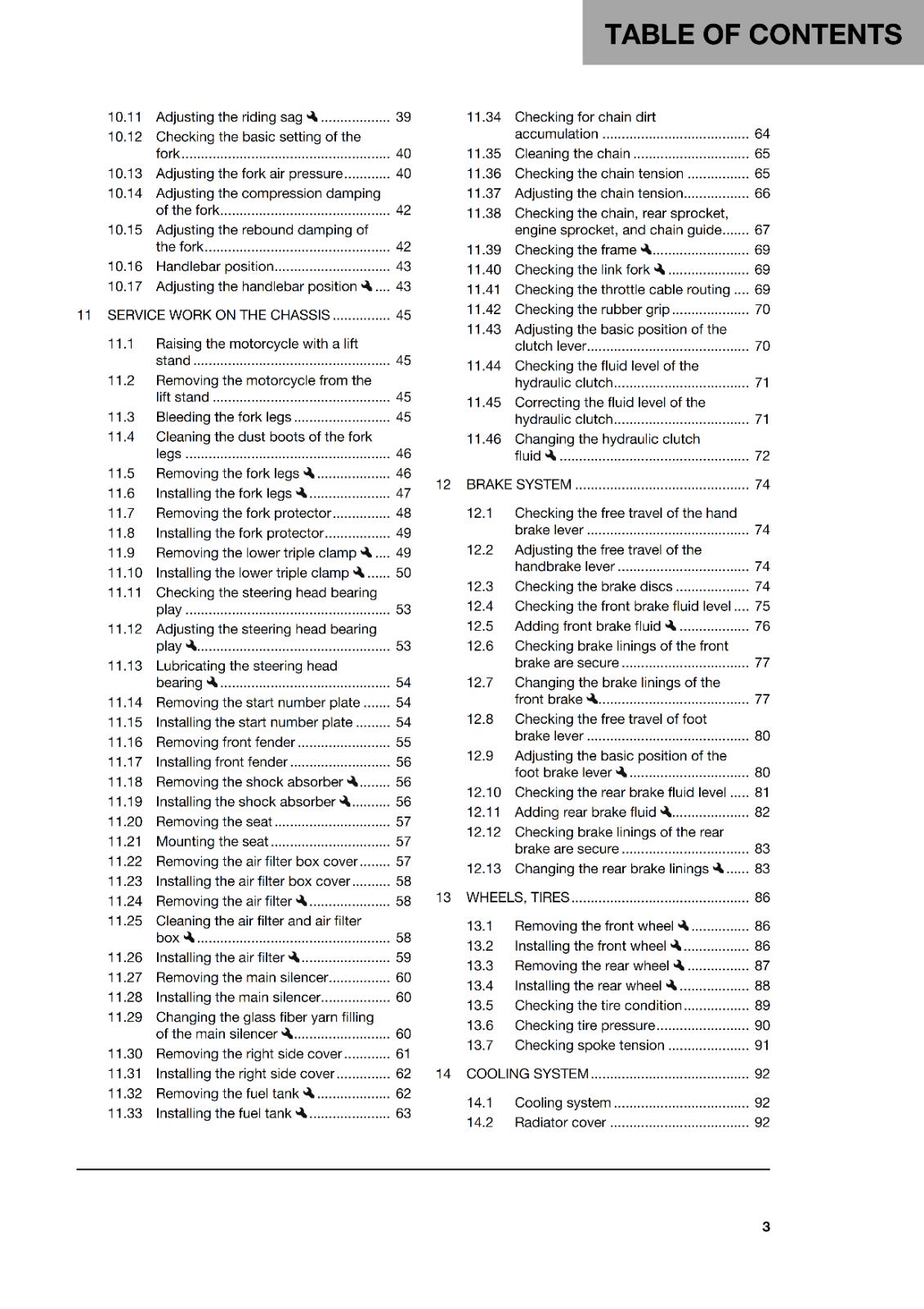 HUSQVARNA 2024 OWNERS MANUAL - TC 85 19/16 17/14 - REPRINTED