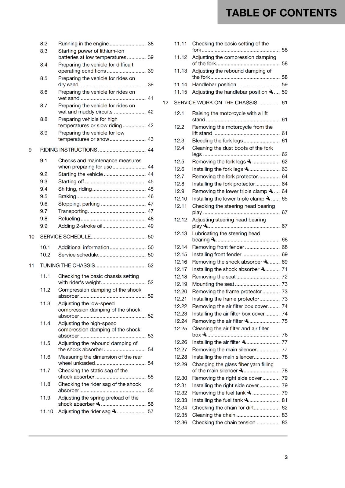 HUSQVARNA 2024 OWNERS MANUAL - TE 150 - REPRINTED