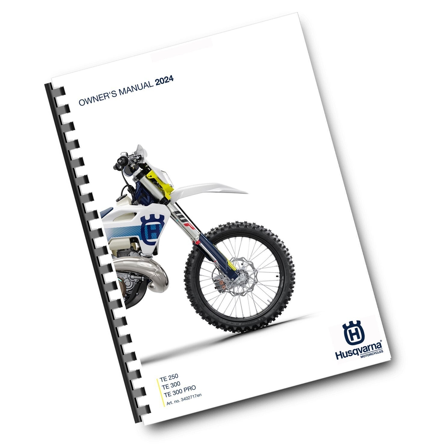 HUSQVARNA 2024 OWNERS MANUAL - TE 250 300 PRO - REPRINTED