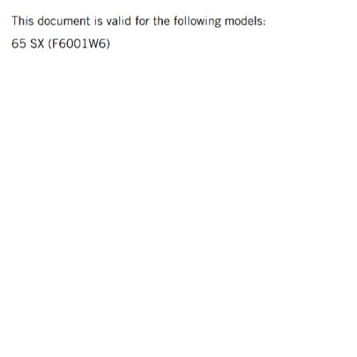 KTM 2023 OWNERS MANUAL - 65 SX - REPRINTED