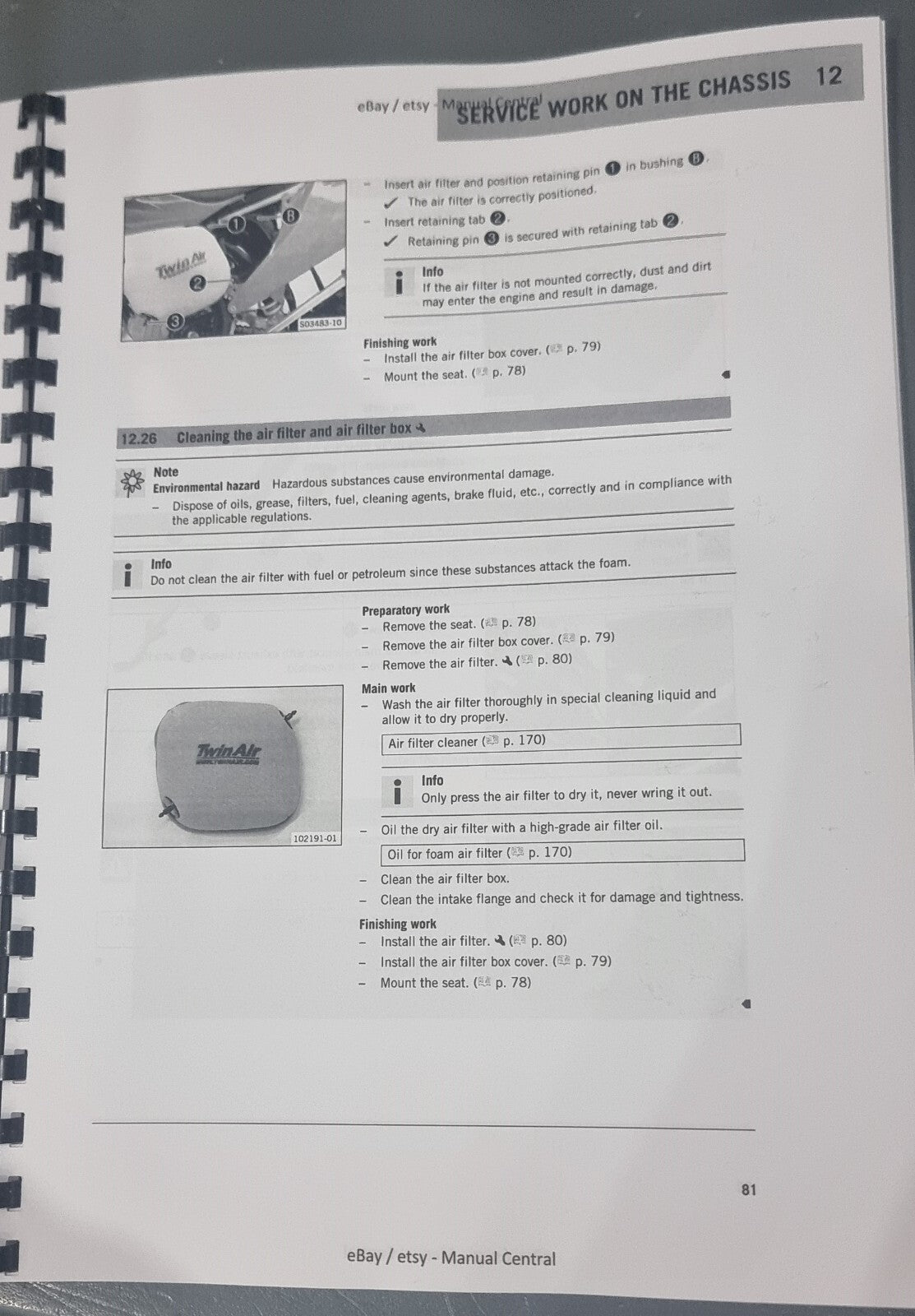 KTM 2023 OWNERS MANUAL - 250 300 EXC SIX DAYS XC-W ERZBERGRODEO - REPRINTED