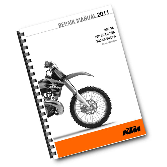 KTM 2011 - 250 300 SX XC - WORKSHOP SERVICE REPAIR MANUAL