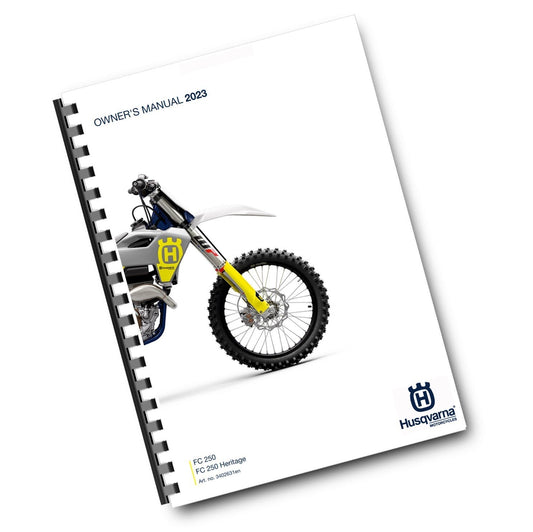 HUSQVARNA 2023 OWNERS MANUAL - FC 250 HERITAGE - REPRINTED