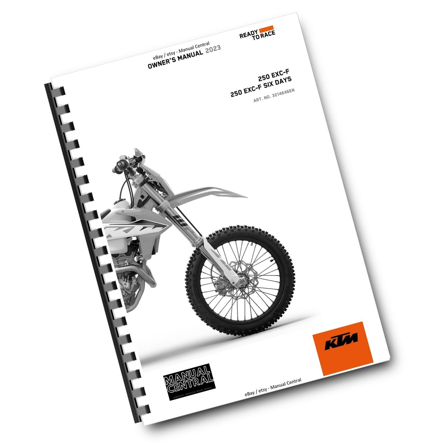 KTM 2023 OWNERS MANUAL - 250 EXC-F SIX DAYS - REPRINTED