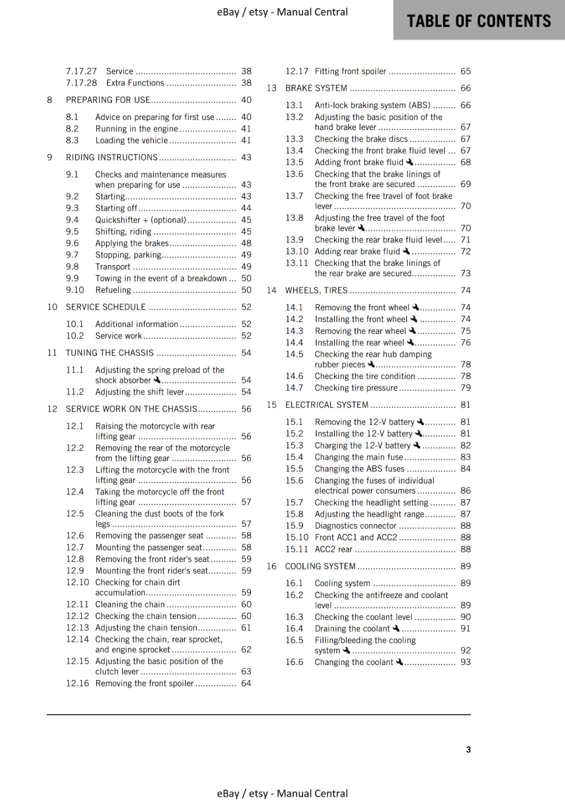 KTM 2023 OWNERS MANUAL - 390 DUKE - REPRINTED