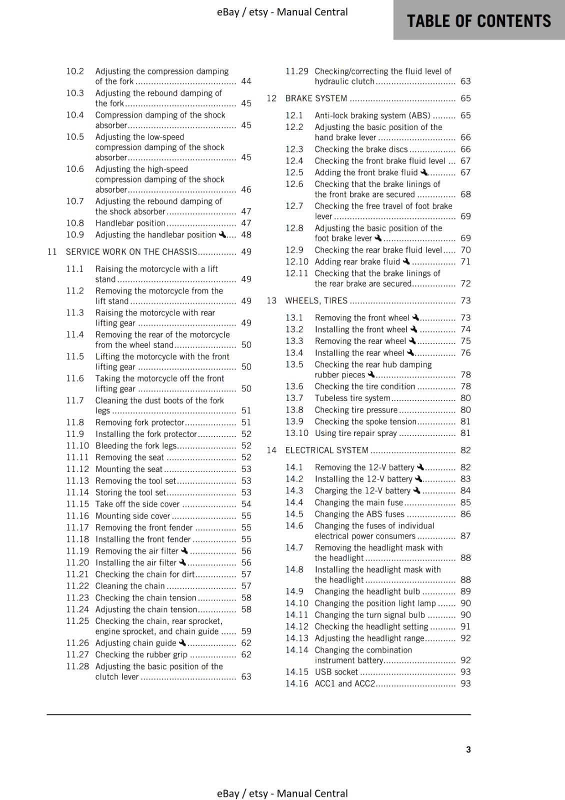 KTM 2023 OWNERS MANUAL - 690 SMC R US EDITION - REPRINTED