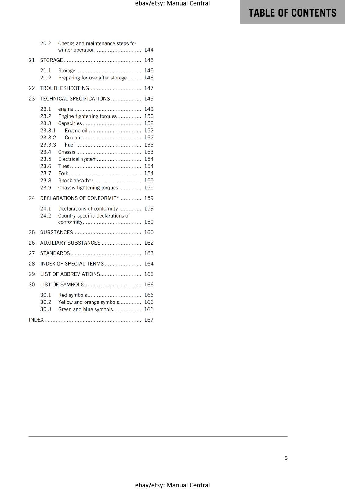 KTM 2023 OWNERS MANUAL - 790 ADVENTURE - REPRINTED