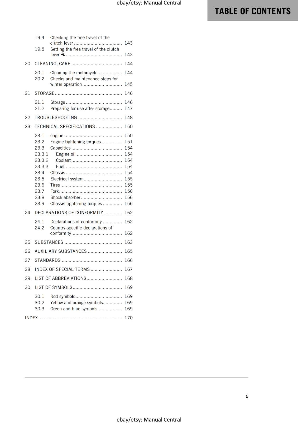 KTM 2023 OWNERS MANUAL - 890 ADVENTURE EU EDITION - REPRINTED