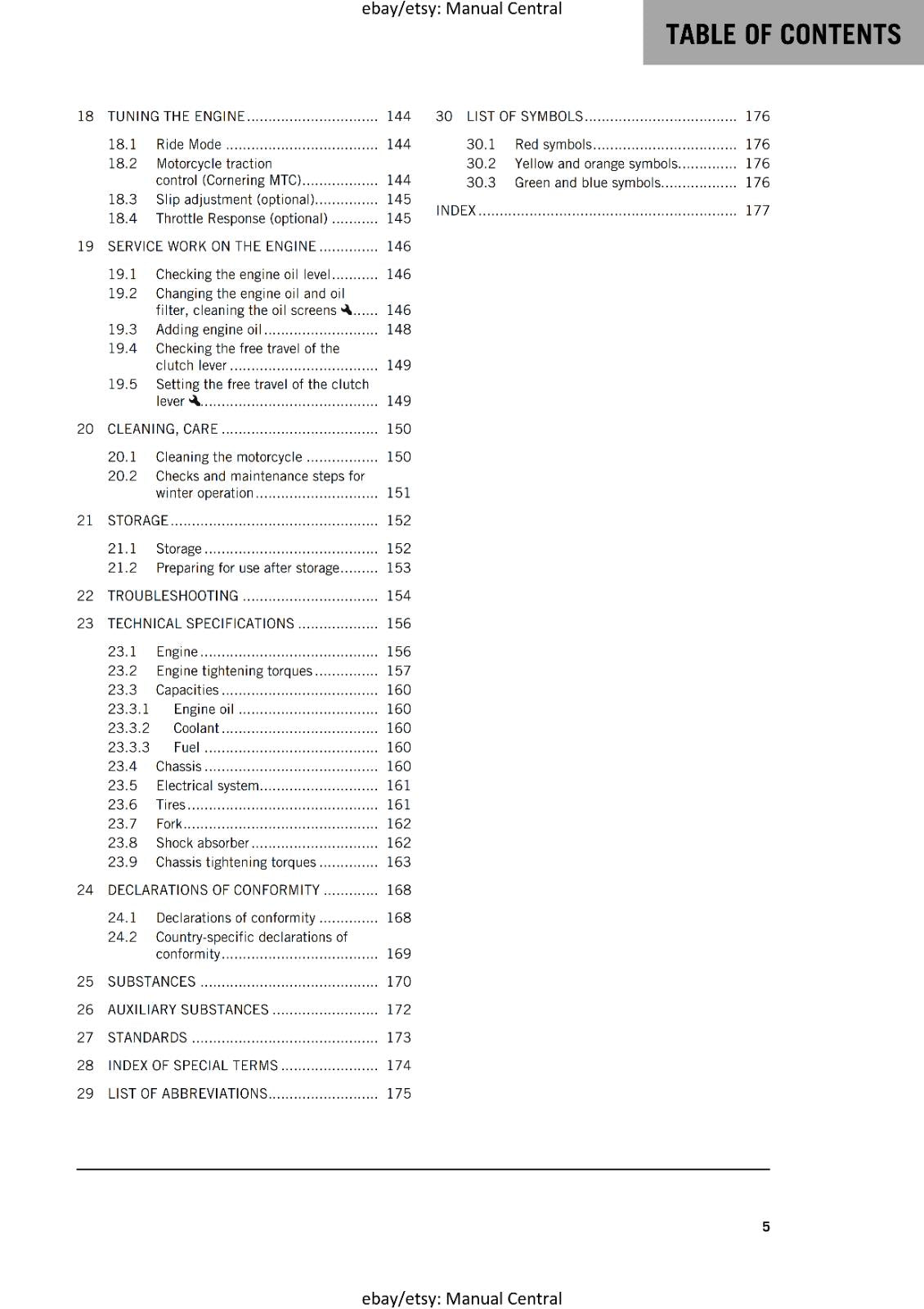 KTM 2023 OWNERS MANUAL - 890 ADVENTURE R US EDITION - REPRINTED