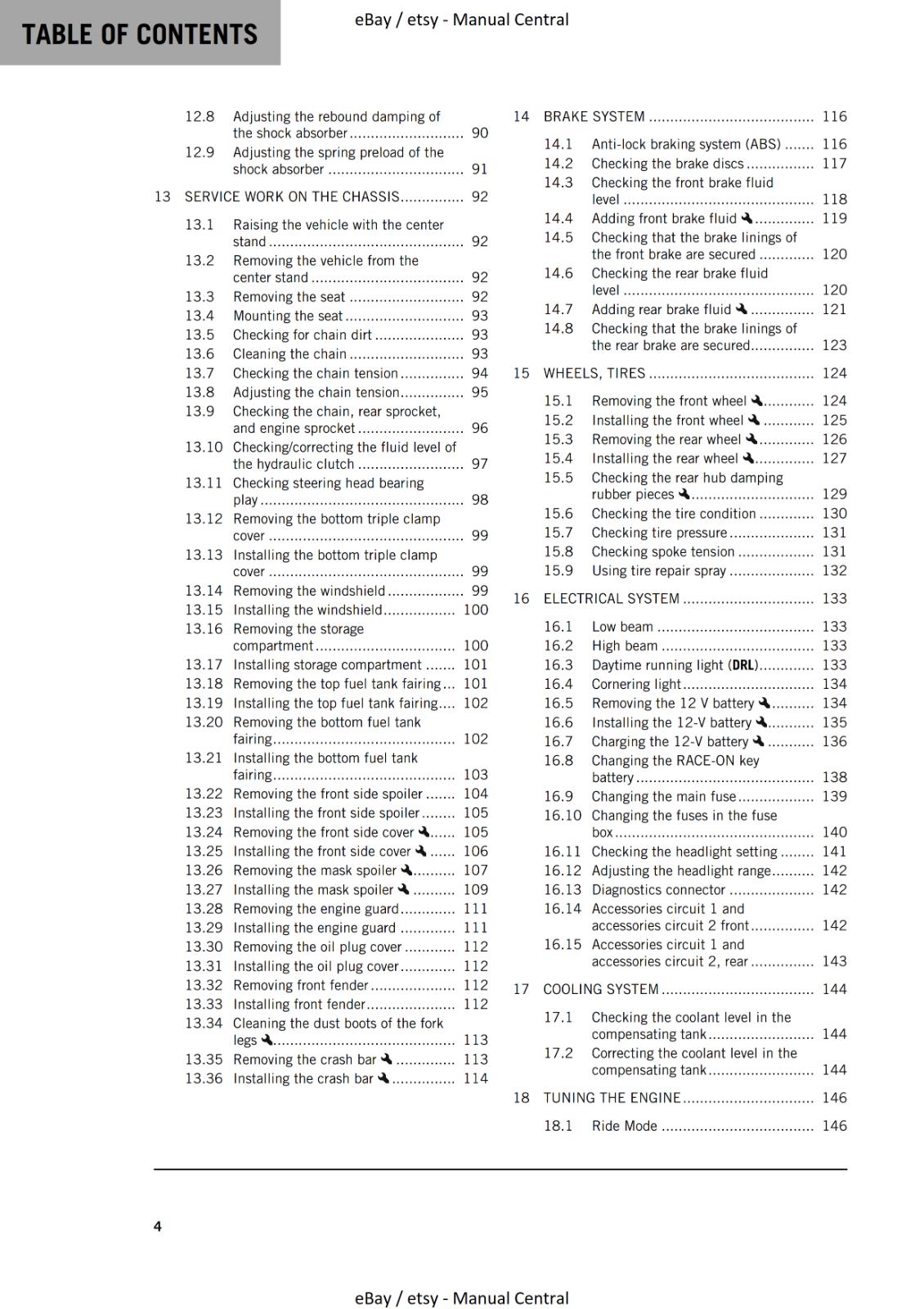 KTM 2023 OWNERS MANUAL - 1290 SUPER ADVENTURE R EU EDITION - REPRINTED