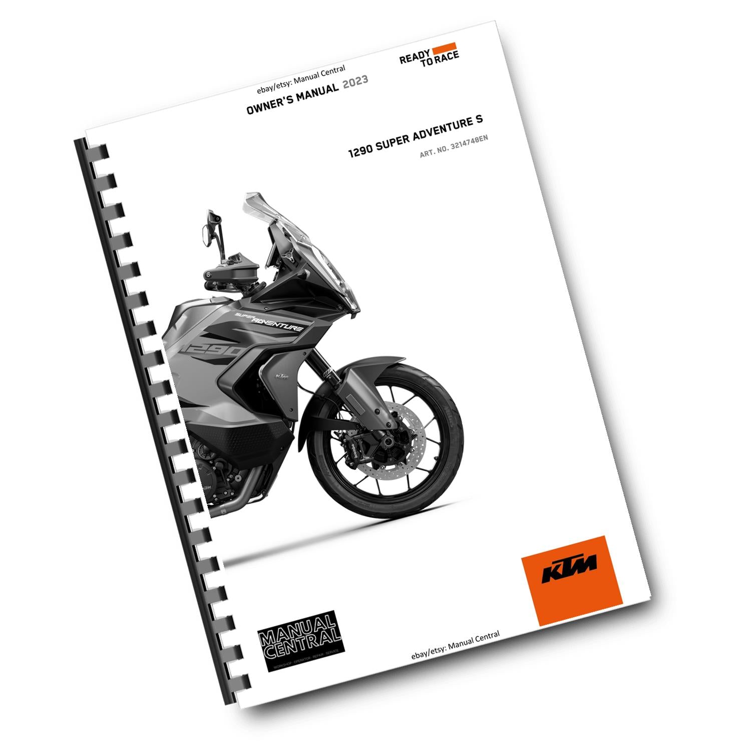 KTM 2023 OWNERS MANUAL - 1290 SUPER ADVENTURE S US EDITION - REPRINTED