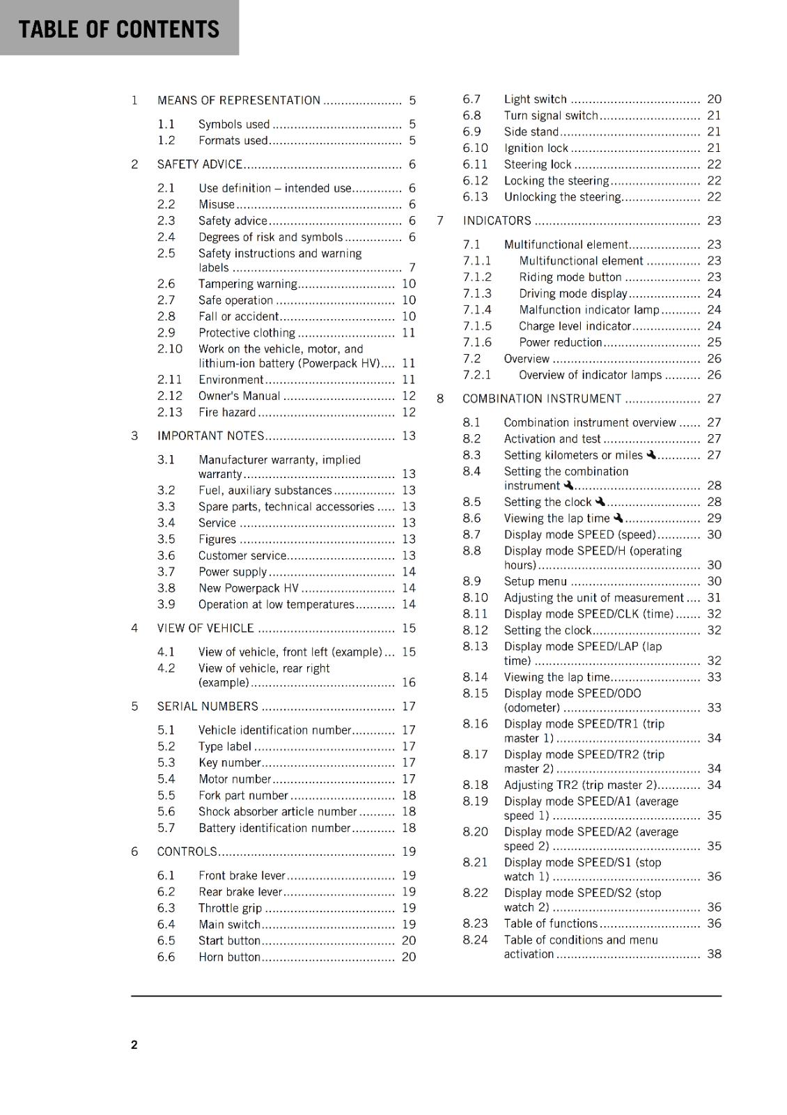 KTM 2023 OWNERS MANUAL -FREERIDE E-XC - REPRINTED