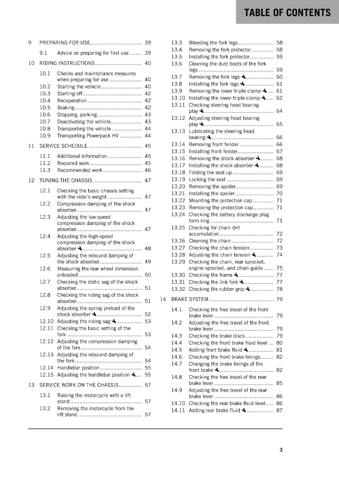 KTM 2023 OWNERS MANUAL -FREERIDE E-XC - REPRINTED