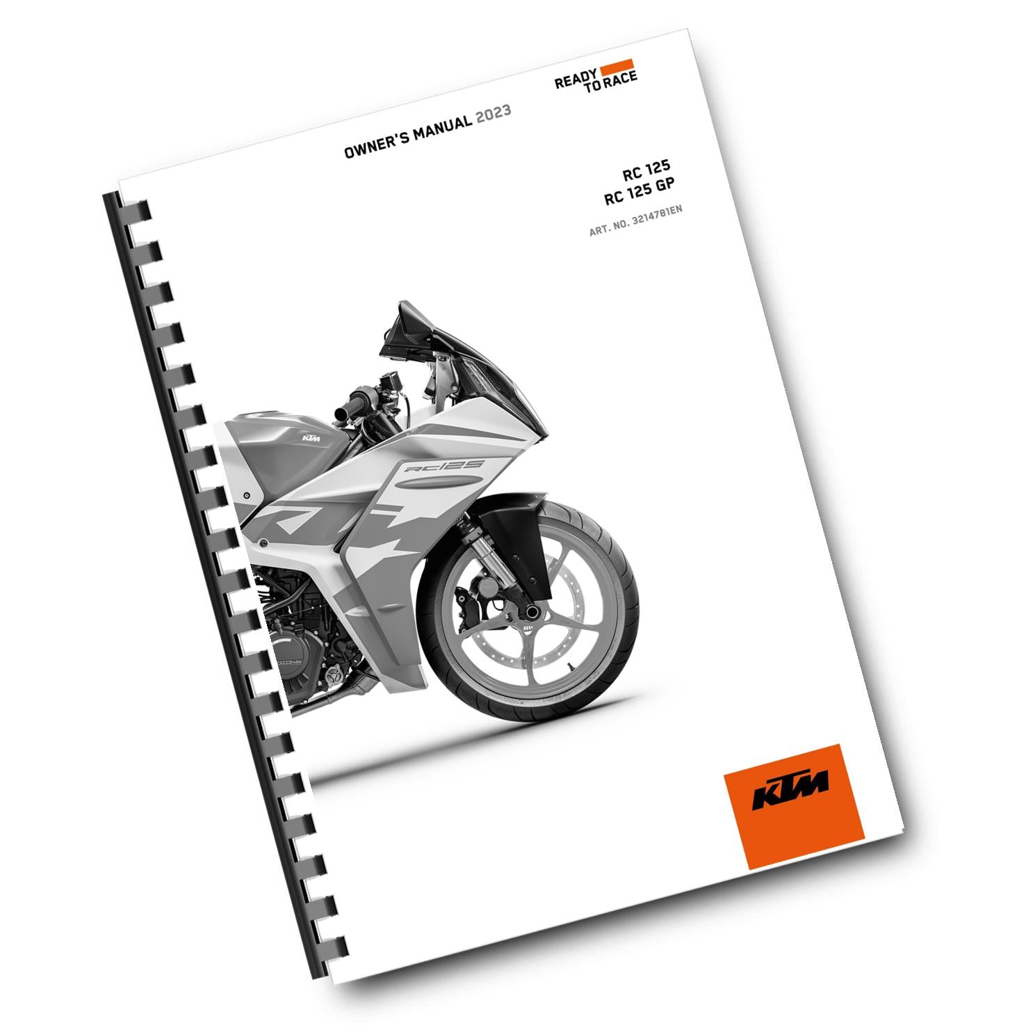 KTM 2023 OWNERS MANUAL -RC 125 GP - REPRINTED