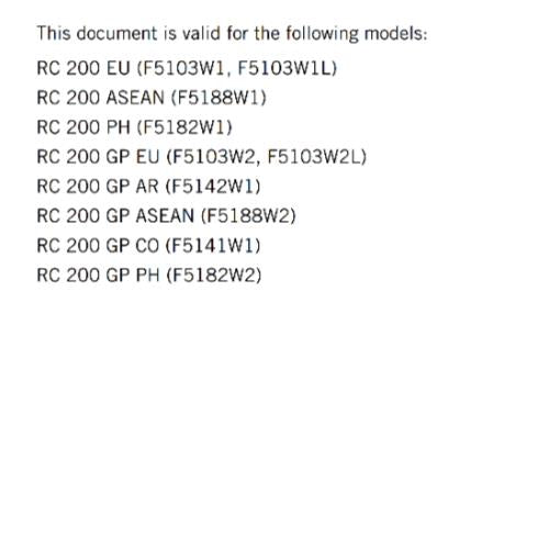 KTM 2023 OWNERS MANUAL -RC 200 GP - REPRINTED