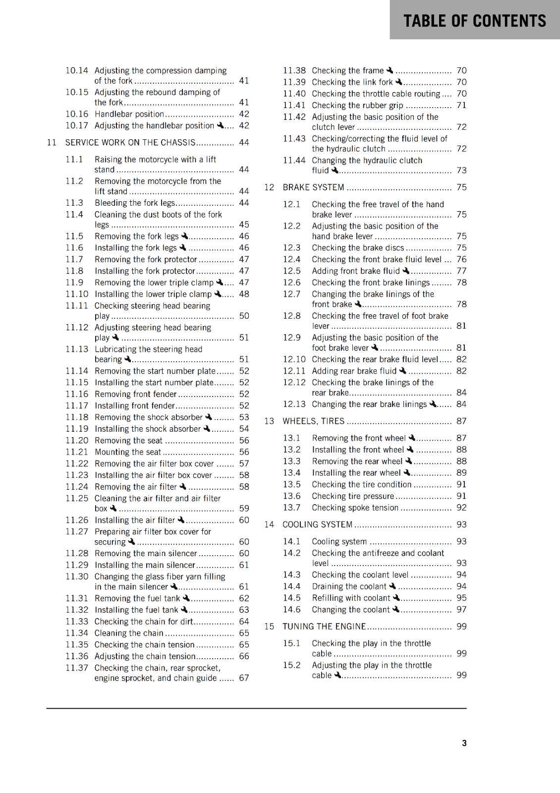 KTM 2022 OWNERS MANUAL - 250 SX - REPRINTED