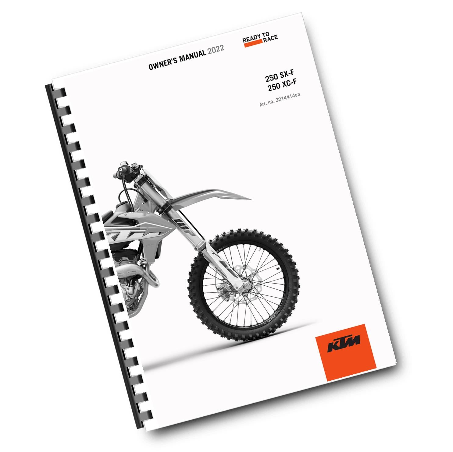 KTM 2022 OWNERS MANUAL - 250 SX-F XC-F - REPRINTED