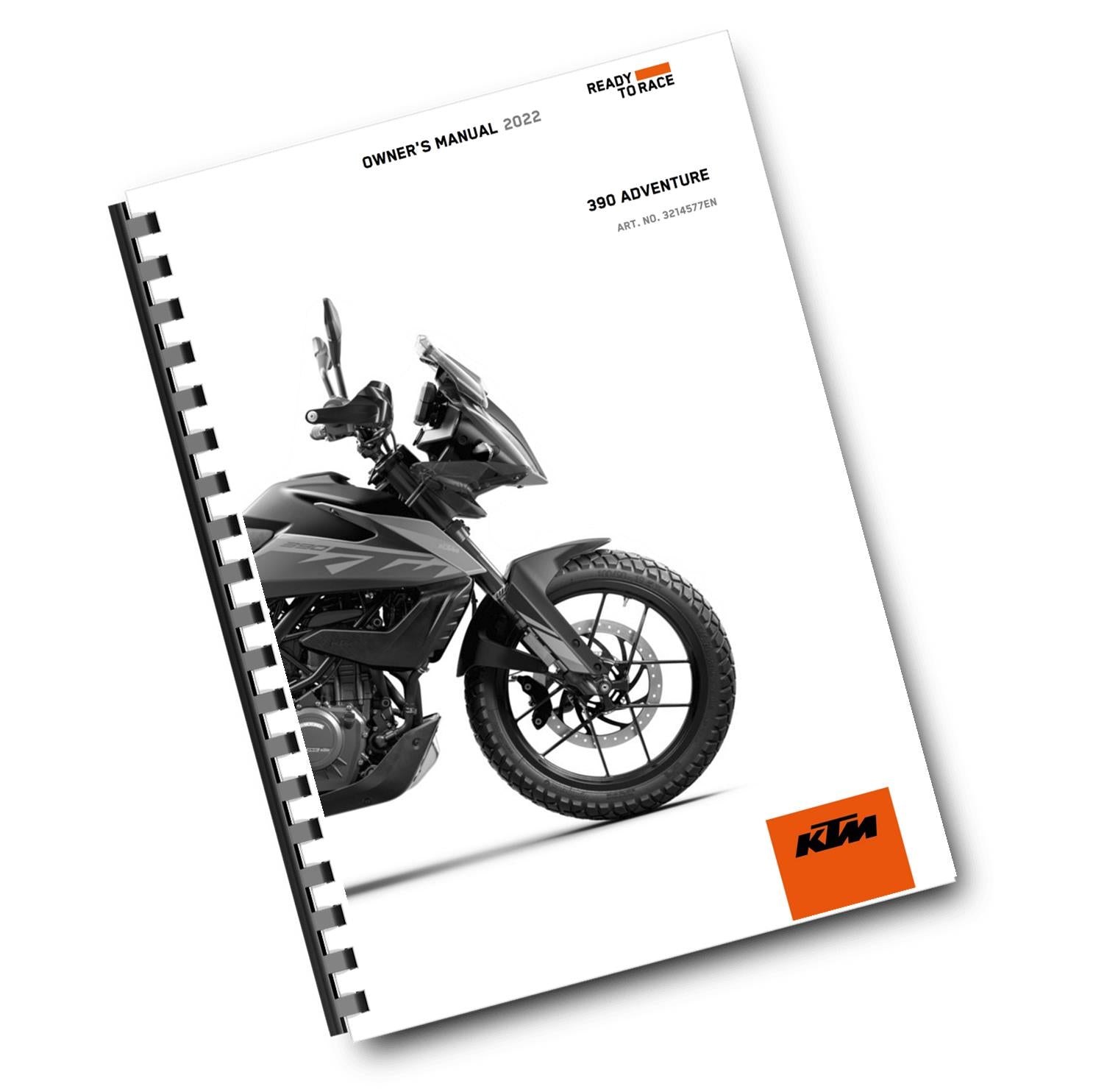 KTM 2022 OWNERS MANUAL -390 ADVENTURE US EDITION - REPRINTED