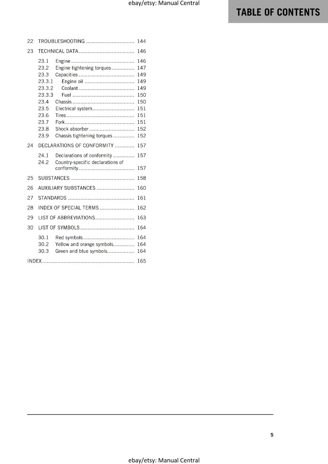 KTM 2022 OWNERS MANUAL - 890 ADVENTURE L  - REPRINTED