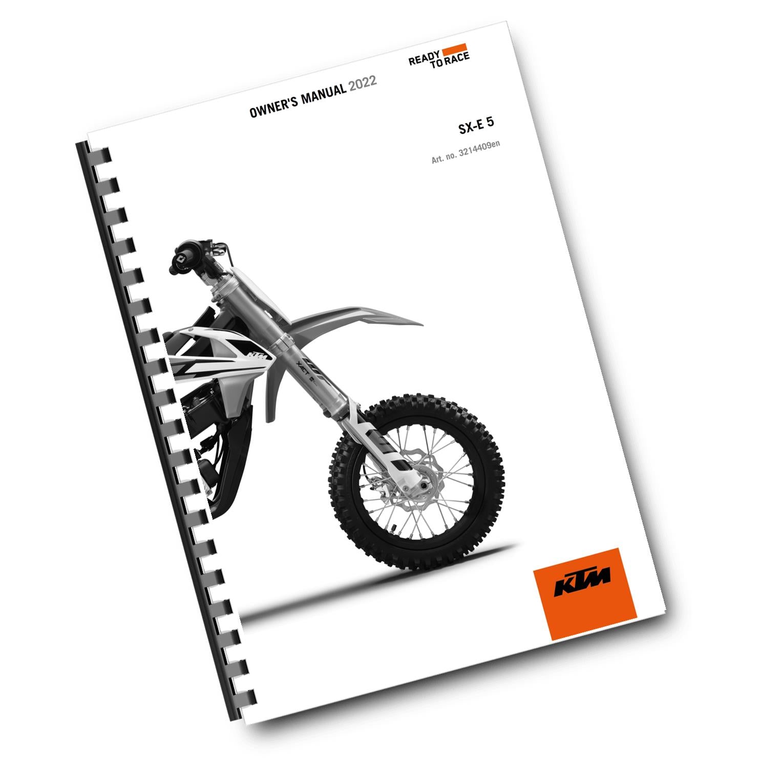 KTM 2022 OWNERS MANUAL - SX-E 5 - REPRINTED