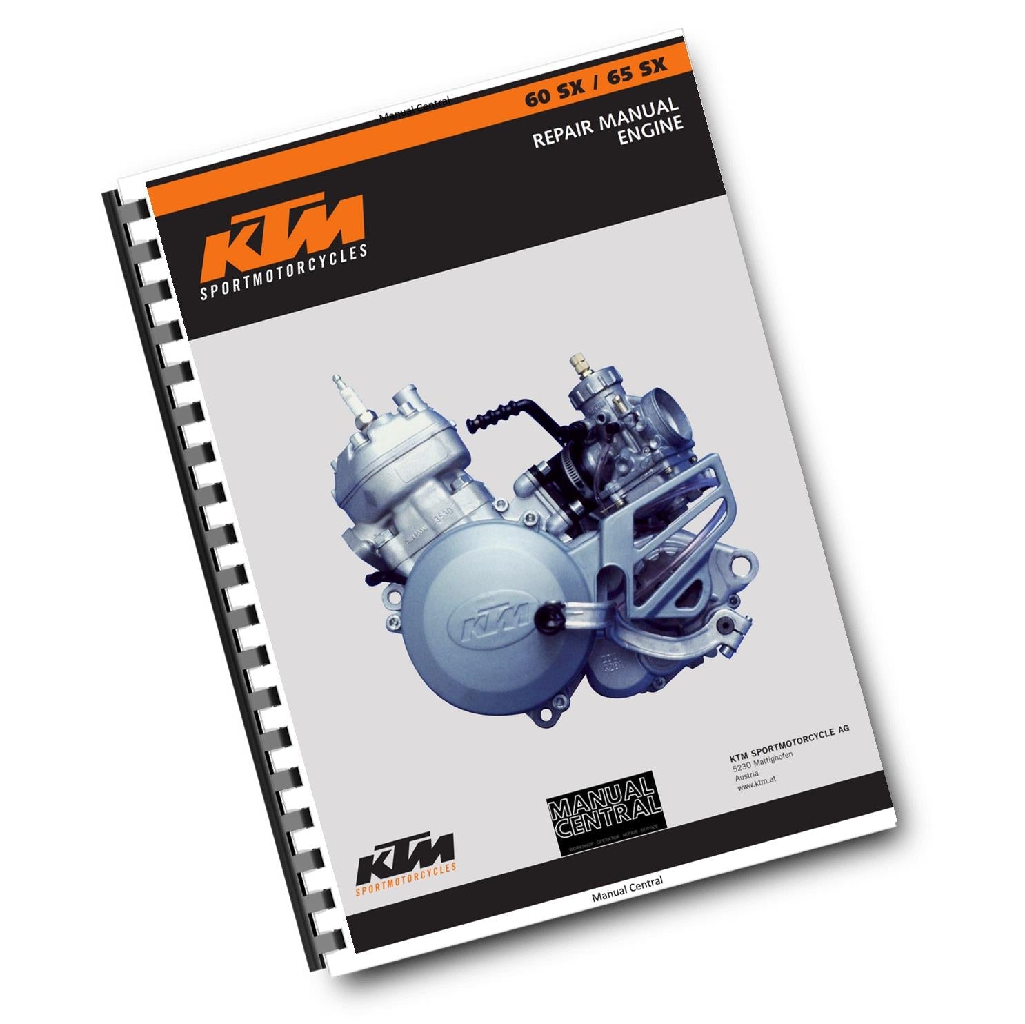 KTM 1998 1999 2000 2001 2002 - ENGINE 60 65 SX - REPAIR MANUAL