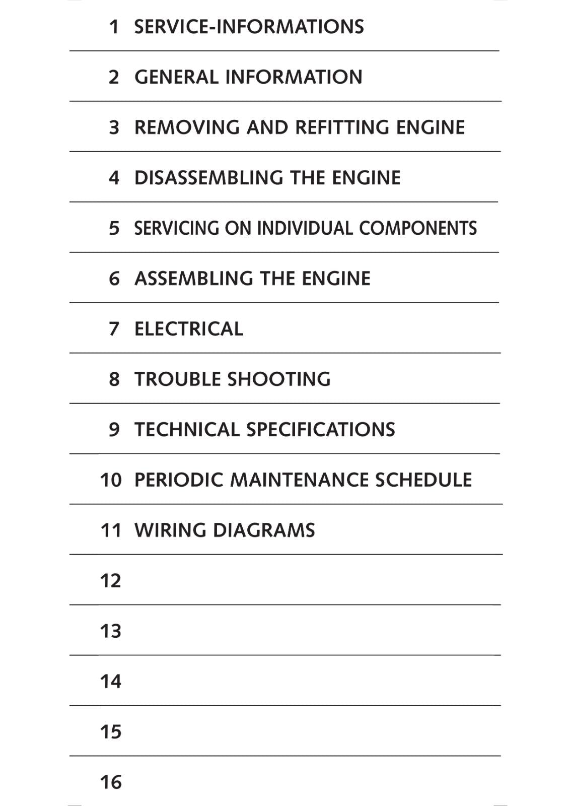 KTM 1999 2000 2001 2002 2003 - ENGINE 250 300 380 SX MXC EXC - REPAIR WORKSHOP