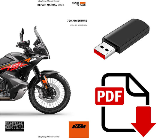 USB - KTM 2024 - 790 ADVENTURE - REPAIR SERVICE WORKSHOP