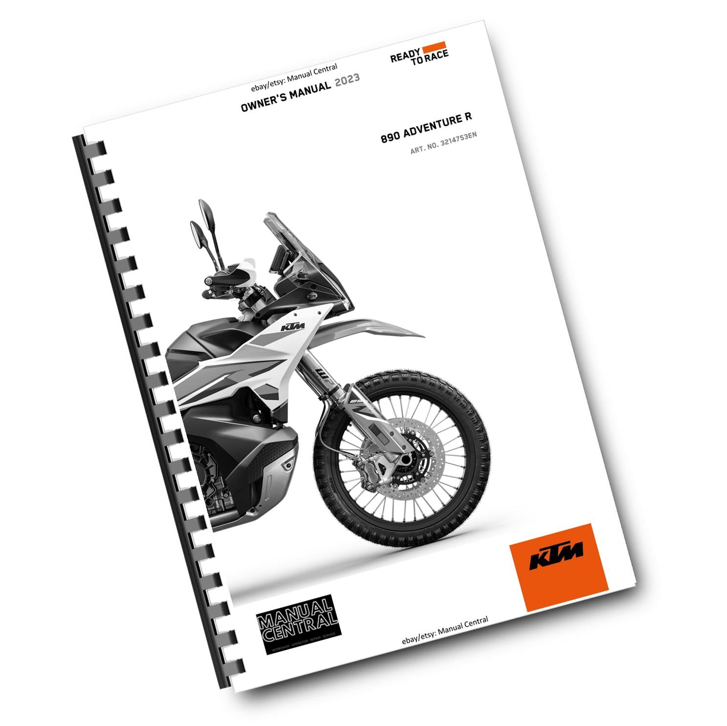 KTM 2023 OWNERS MANUAL - 890 ADVENTURE R  - REPRINTED