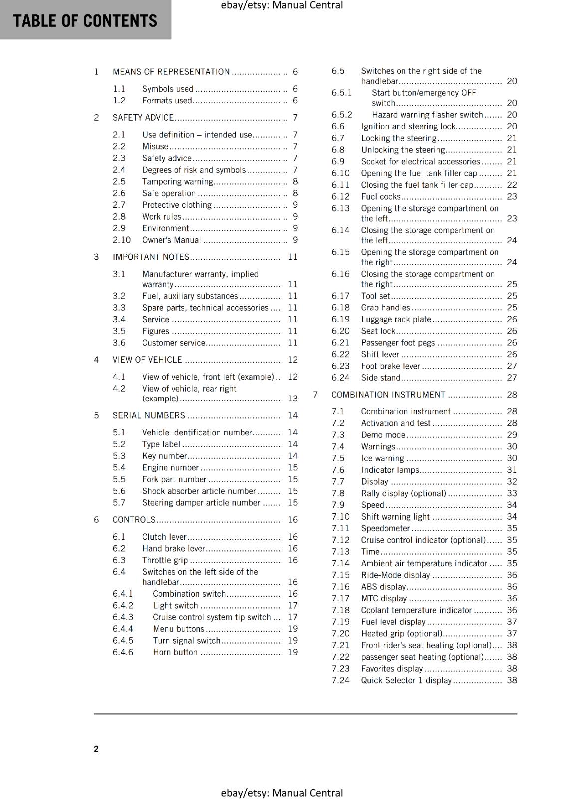 KTM 2023 OWNERS MANUAL - 890 ADVENTURE R  - REPRINTED