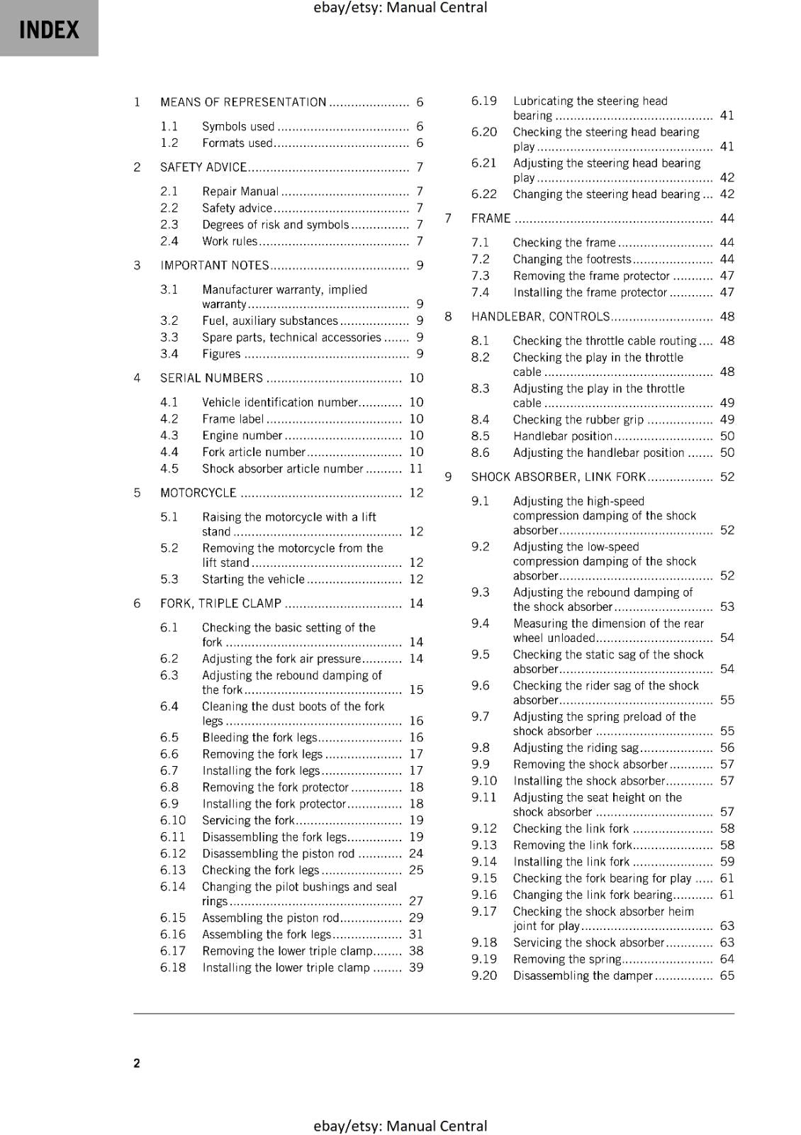 2025 KTM - 50 SX FACTORY EDITION - WORKSHOP SERVICE REPAIR MANUAL - REPRINTED