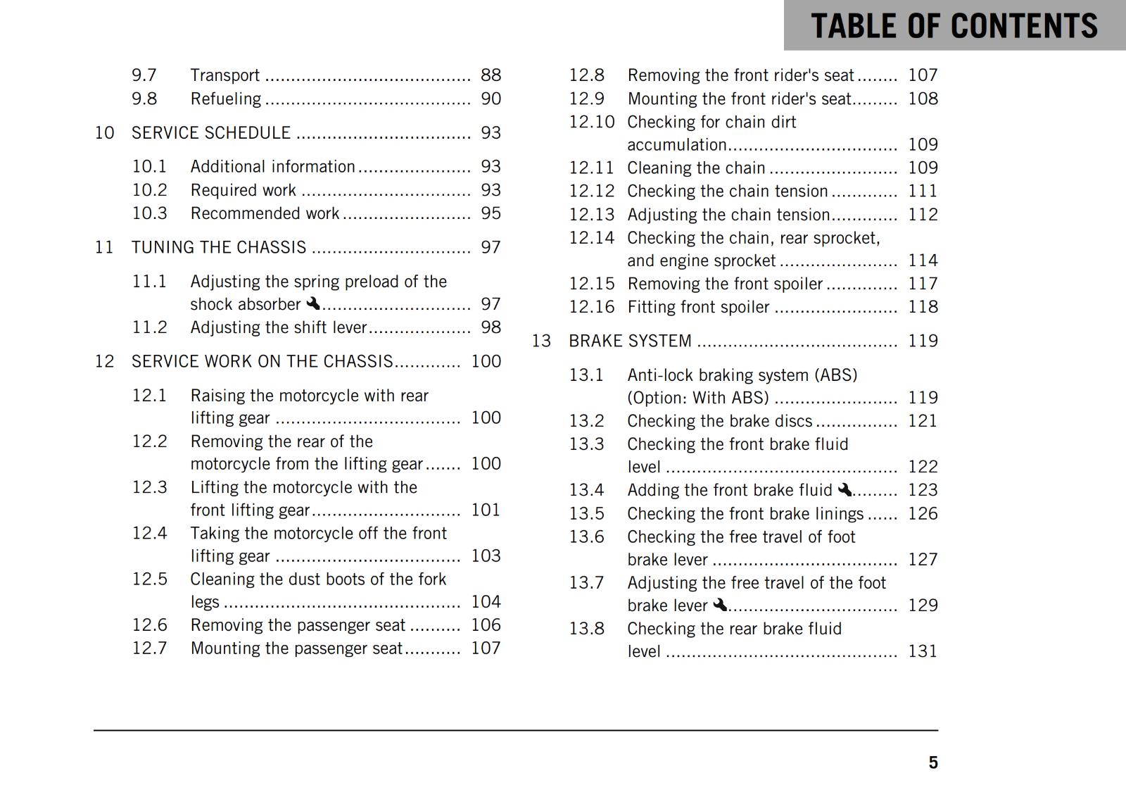 KTM 2021 OWNERS MANUAL - 250 DUKE - REPRINTED