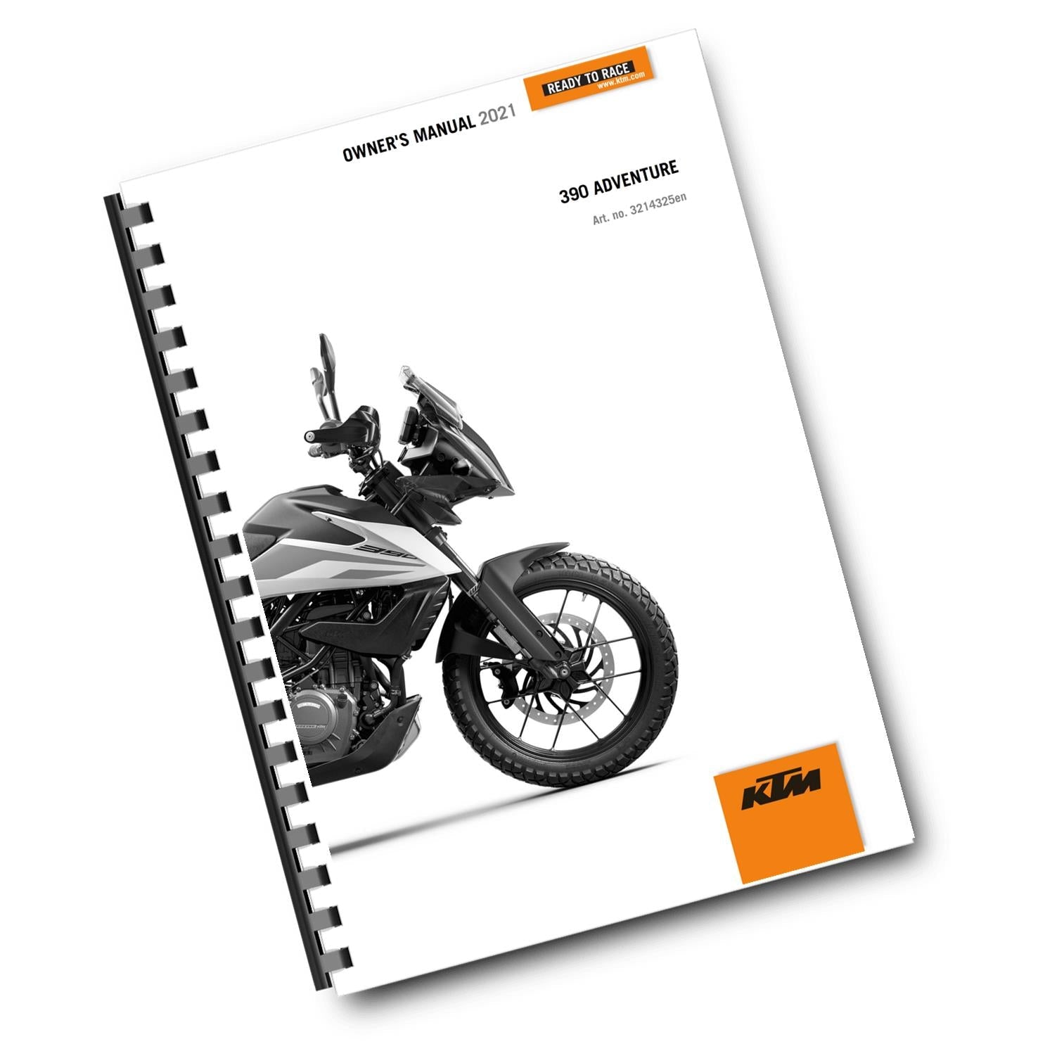 KTM 2021 OWNERS MANUAL - 390 ADVENTURE - US EDITION - REPRINTED