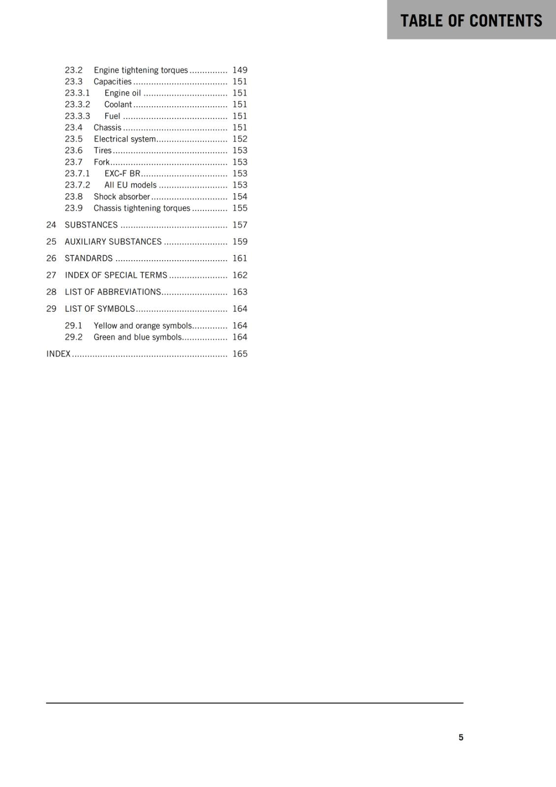 KTM 2021 OWNERS MANUAL - 250-EXC-F-SIX DAYS - REPRINTED