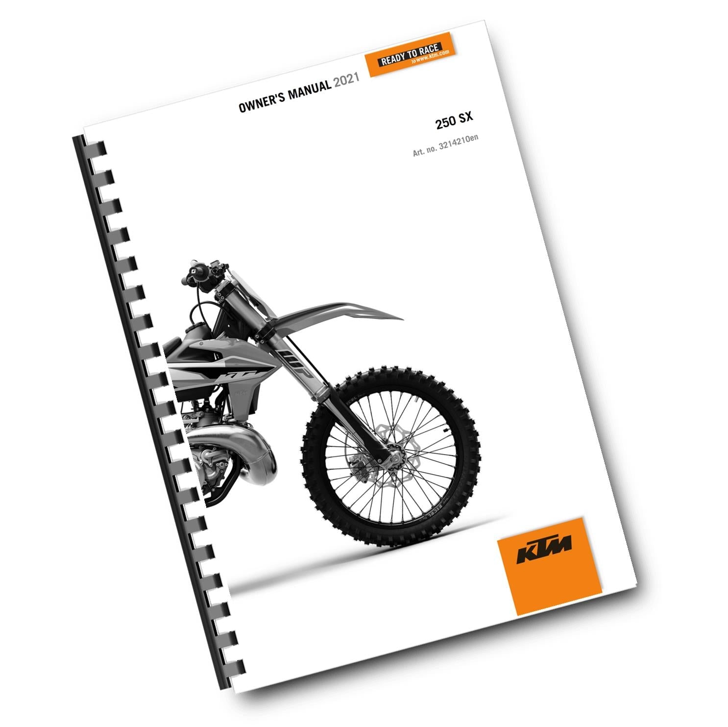 KTM 2021 OWNERS MANUAL - 250 SX- REPRINTED