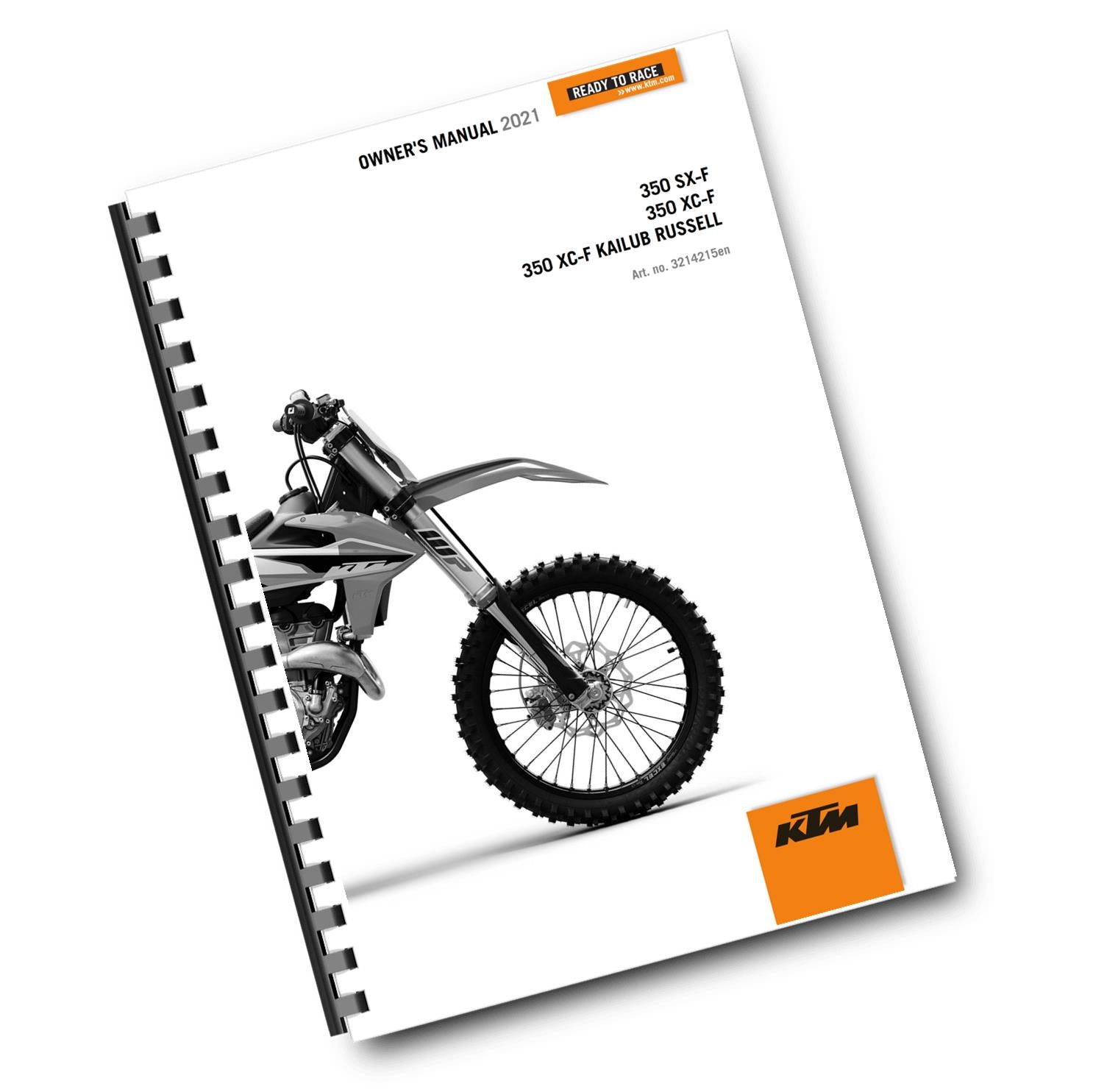 KTM 2021 OWNERS MANUAL - 350- SX-F-XC-F -KAILUB RUSSELL