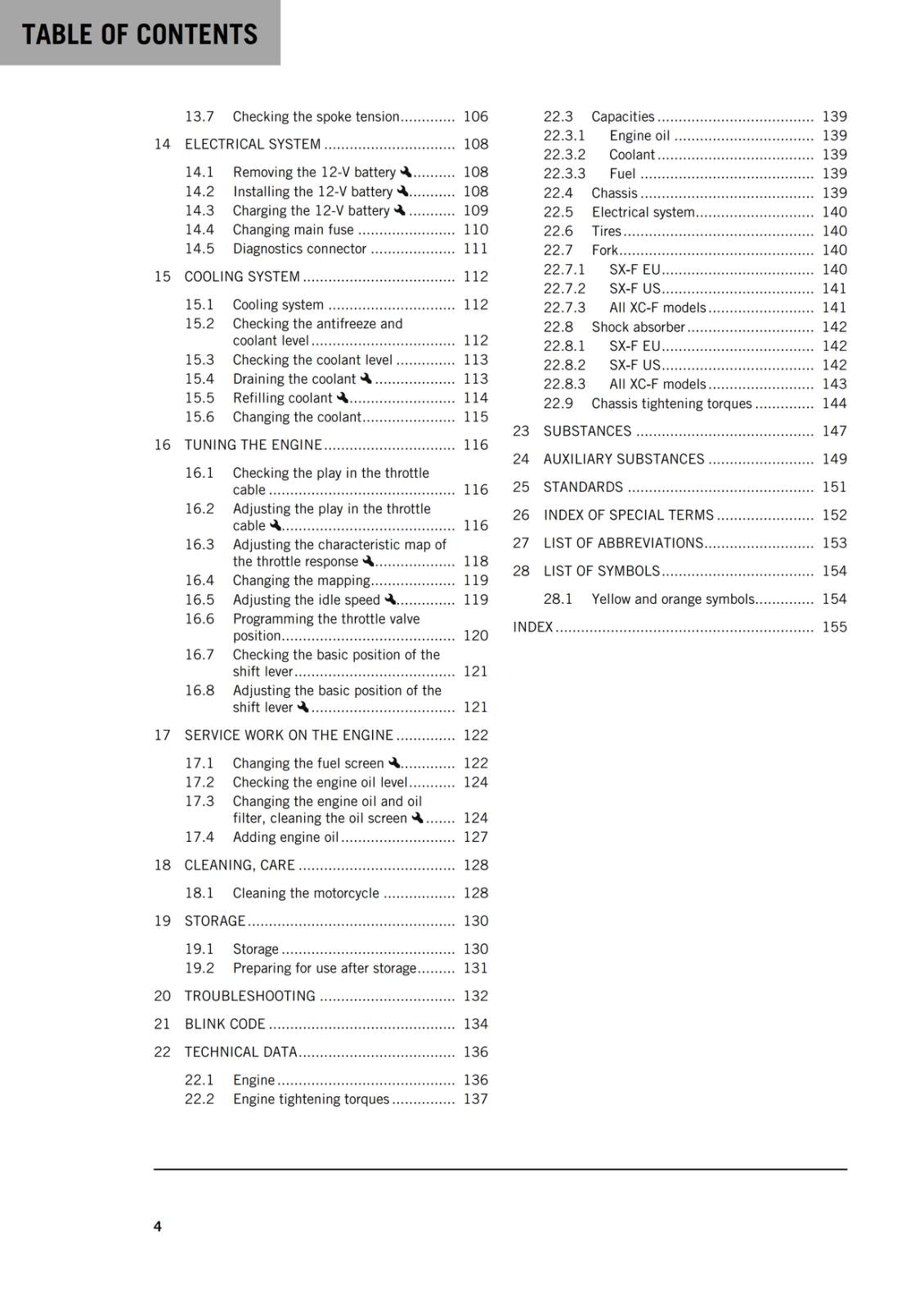KTM 2021 OWNERS MANUAL - 350- SX-F-XC-F -KAILUB RUSSELL