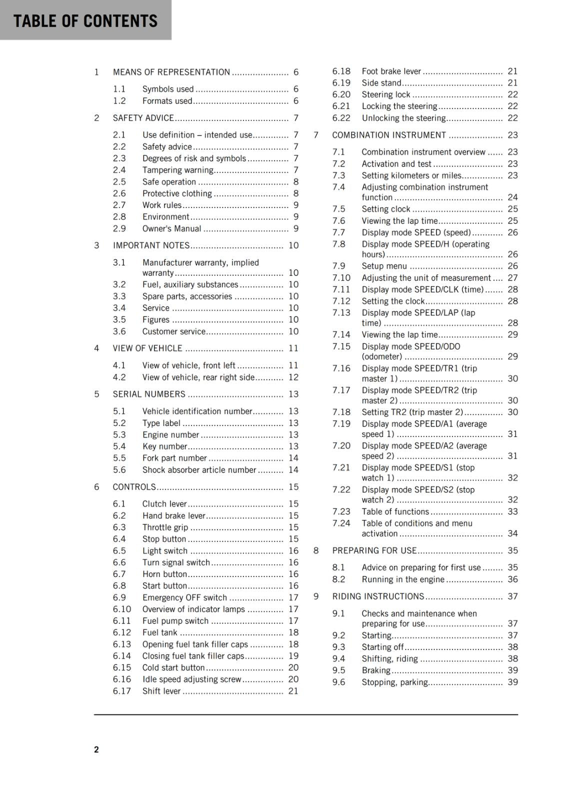 KTM 2021 OWNERS MANUAL - 450 RALLY FACTORY REPLICA