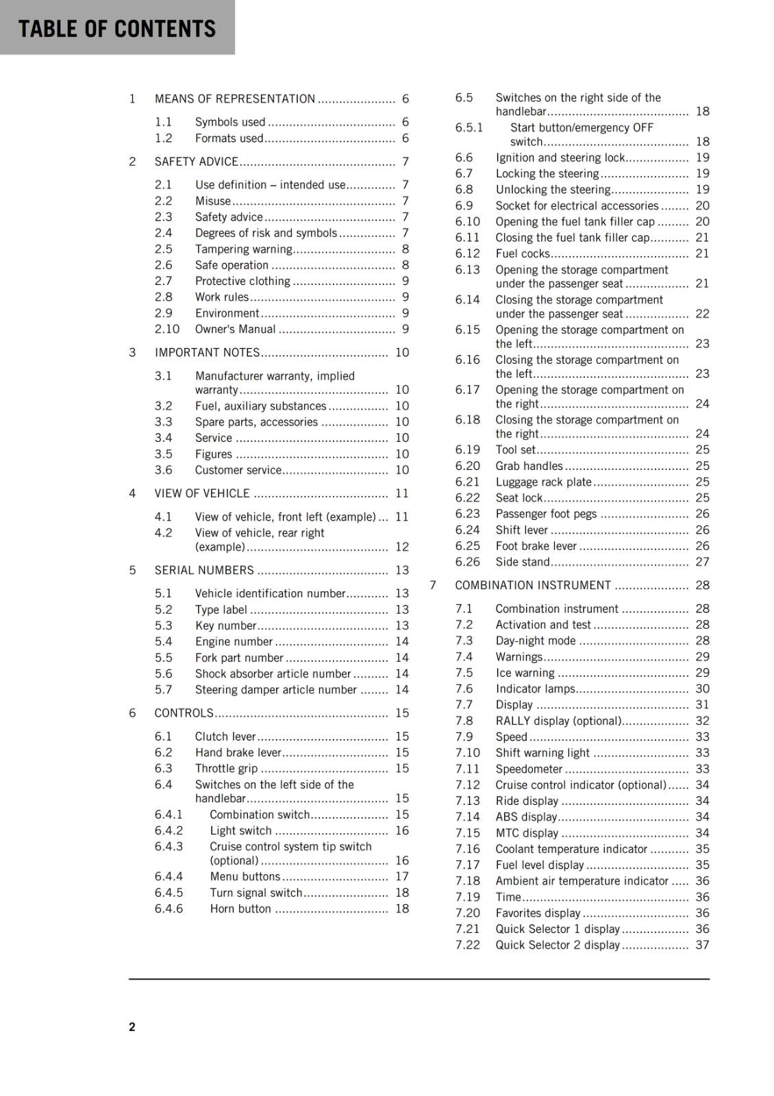 KTM 2021 OWNERS MANUAL - 790 ADVENTURE